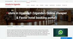 Desktop Screenshot of hotelsinuganda.com